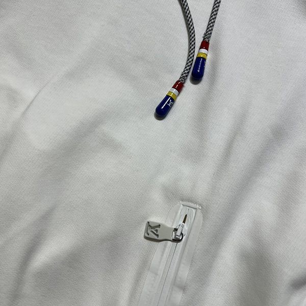 定番 ルイヴィトン コピー シグネチャーコットンフーディ 白 vuc95585